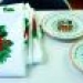 King Size Top Sheet and 2 Pillow Cases (left)
Set of 6 Christmas Plates (right)