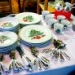 Christmas Dishes and Silverware - Set of 8