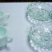 Milk Glass Pitcher And Creamer (left)
Set of 2 Candle Holders (right)