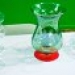 Set of 4 Margherita Glasses (left)
Vase - Colored Glass (center)
Heart Dish (right)